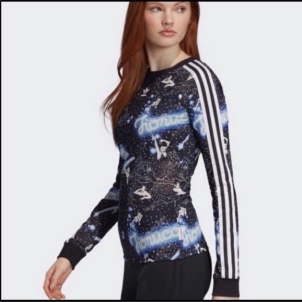 Adidas S Fiorucci X Adidas Long Sleeve Galaxy top